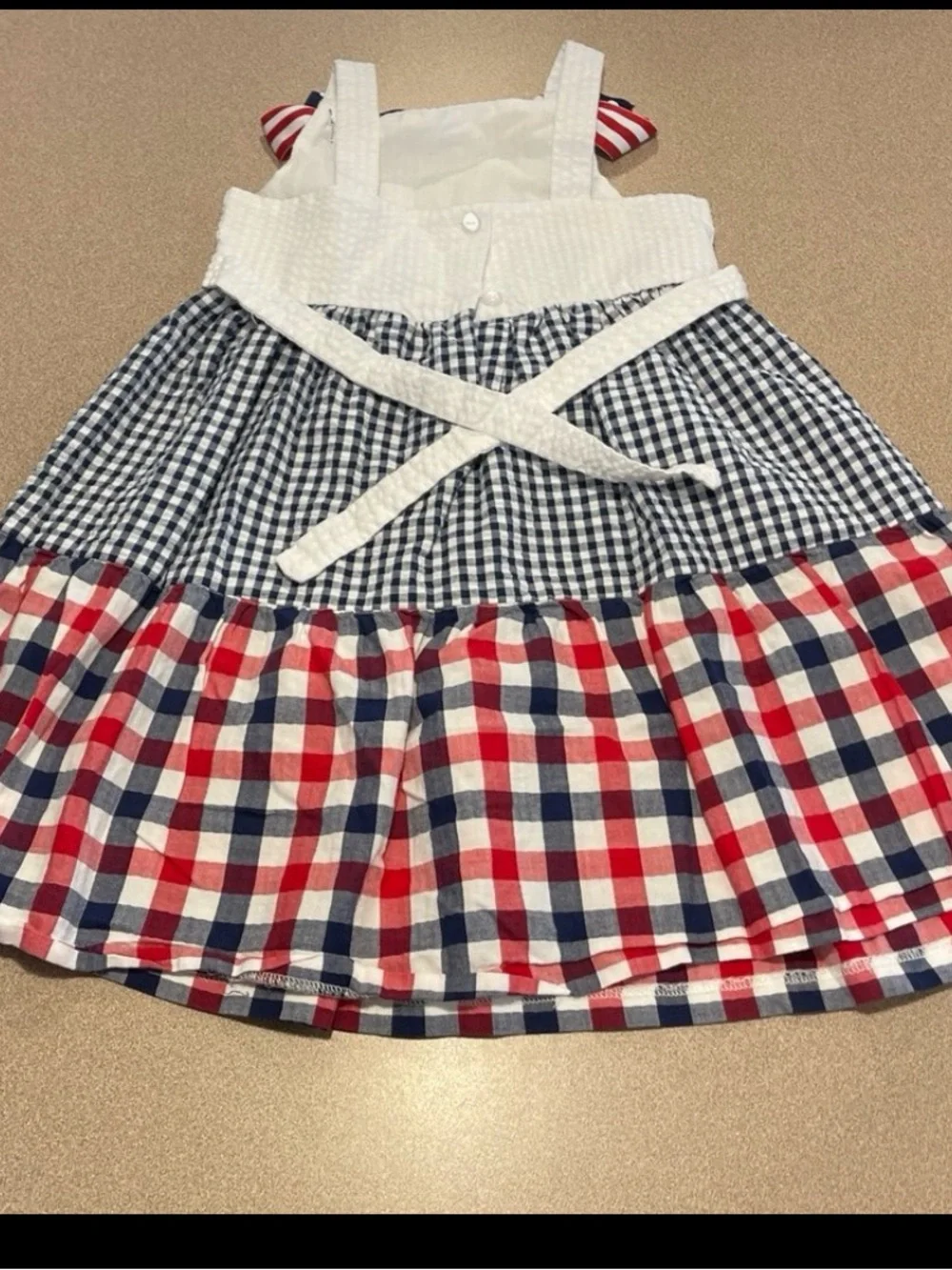 Patriotic girls dress size 5 Bonnie Jean
